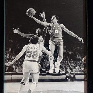 Julius Erving "Dr J" Picture Framed
